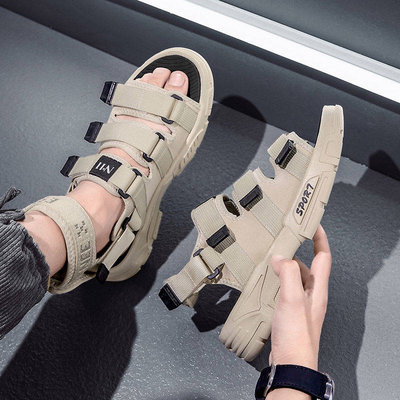 Giày sandal đế dày thời trang mùa hè năm 2021 dành cho nam