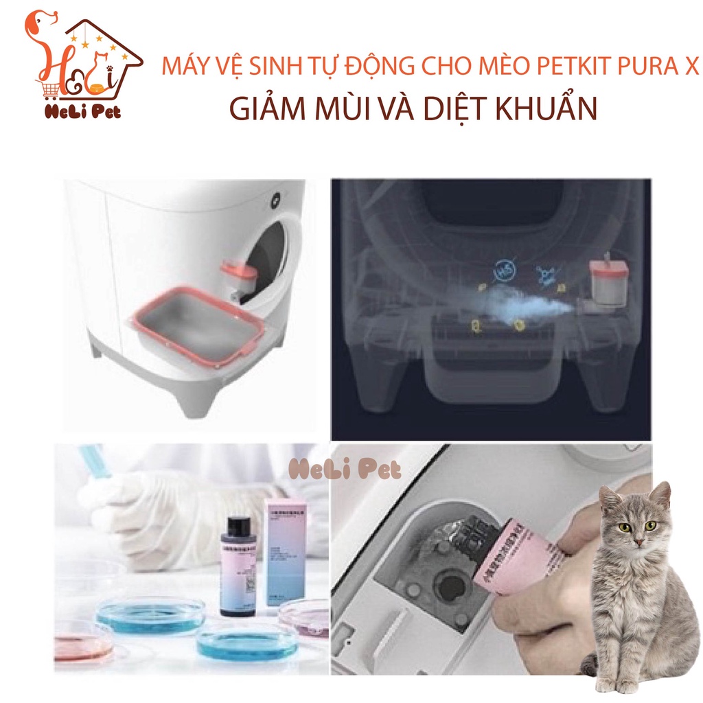 [NEW 2024] Máy Dọn Phân Mèo Tự Động PETKIT Pura X Nhà Vệ Sinh Tự Động Cho Mèo Cao Cấp