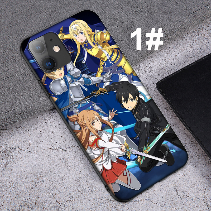 iPhone XR X Xs Max 7 8 6s 6 Plus 7+ 8+ 5 5s SE 2020 Casing Soft Case 86SF Sword Art Online Anime mobile phone case