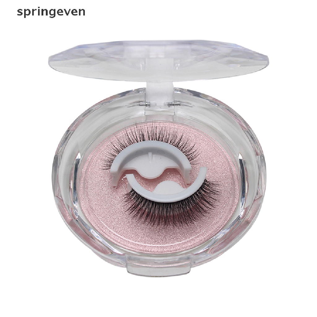 [Hàng mới về] Cặp lông mi giả tự dính chất liệu lông chồn nhân tạo thiết kế cong dành cho nối mi RFT