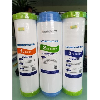 bộ 3 lõi lọc thô 1,2,3 chính hãng Kosovota
