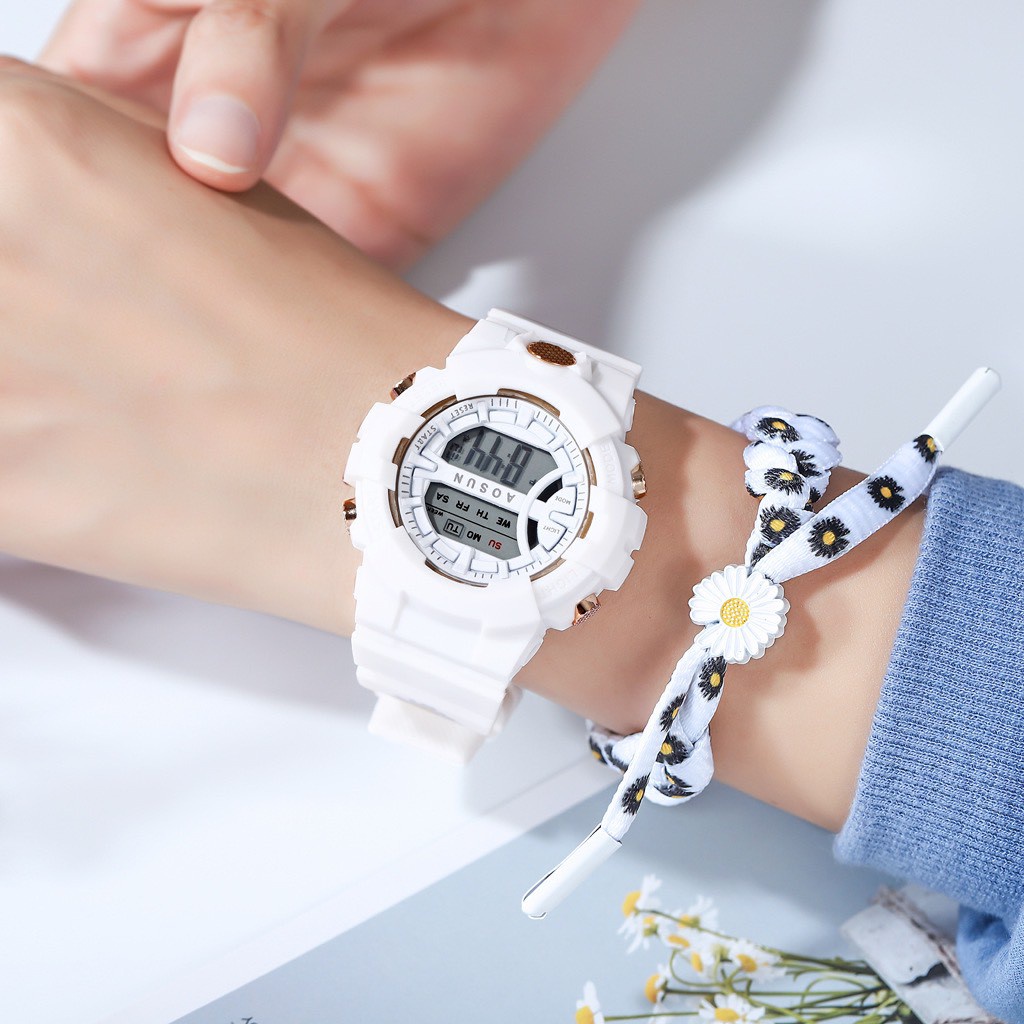 [Mã FAMARAL2 giảm 10K đơn 50K]ĐỒNG HỒ NAM NỮ THỂ THAO SPORT ASUN 428 ĐIỆN TỬ PHONG CÁCH HÀN QUỐC | BigBuy360 - bigbuy360.vn