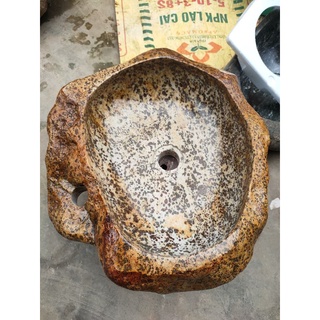 lavabo đá cuội tự nhiên