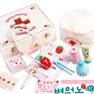 (BẰNG GỖ) BỘ ĐỒ CHƠI BÁC SỸ