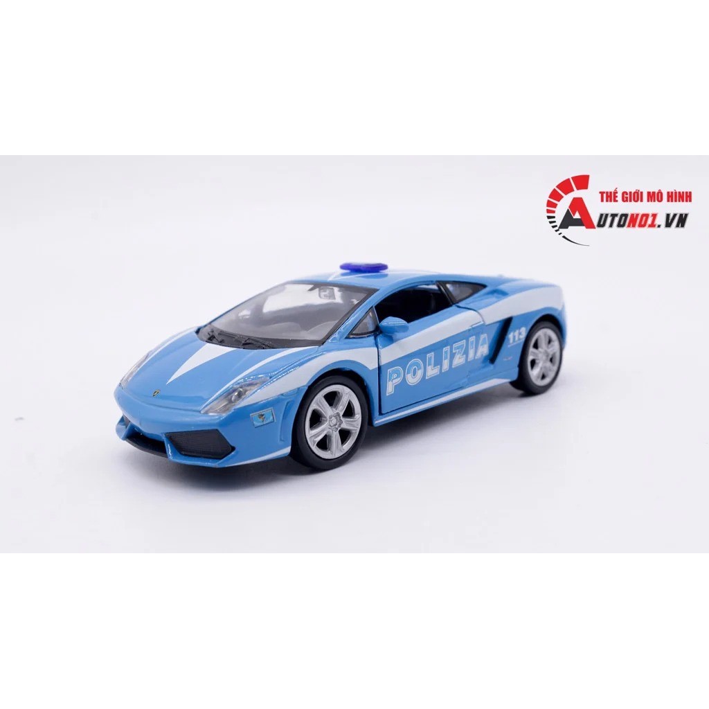 MÔ HÌNH XE LAMBORGHINI GALLARDO LP560-4 POLICE 1:36 WELLY 4811