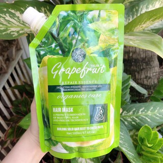 Kem hấp - ủ - xả phục hồi tóc bưởi Grapefruit siêu mềm mượt dạng túi 500ml