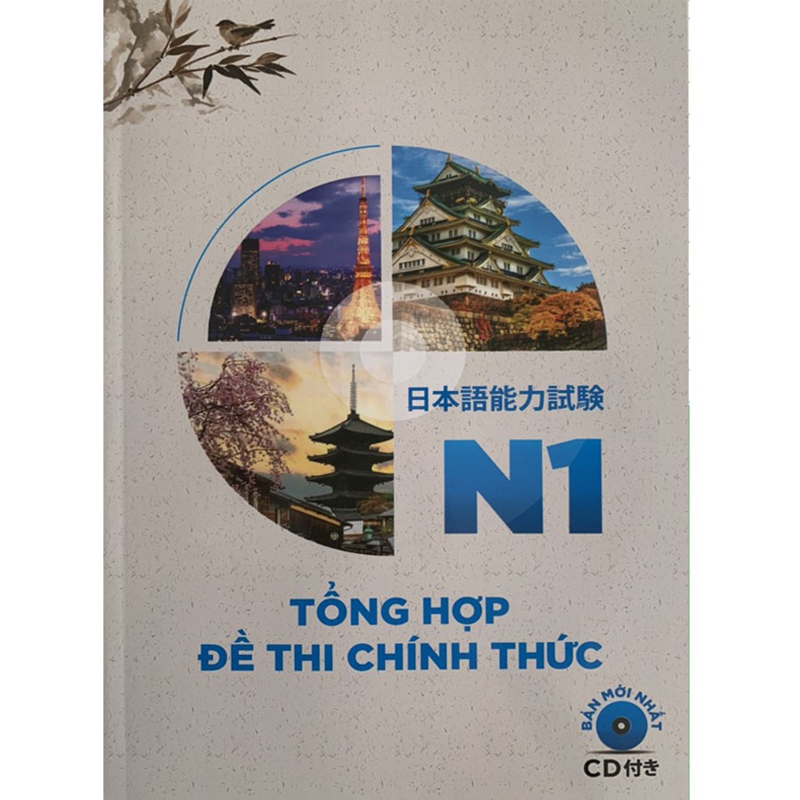 [Mã LT50 giảm 50k đơn 250k] Sách tiếng Nhật - Tổng hợp đề thi chính thức N1