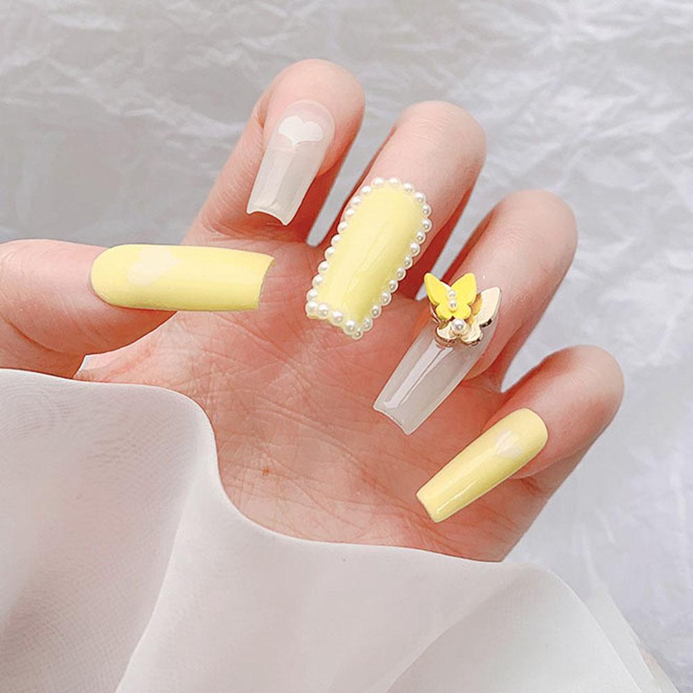 Phụ Kiện Trang Trí Móng Nghệ Thuật Hình Trái Tim 3D Bằng Hợp Kim Xinh Xắn