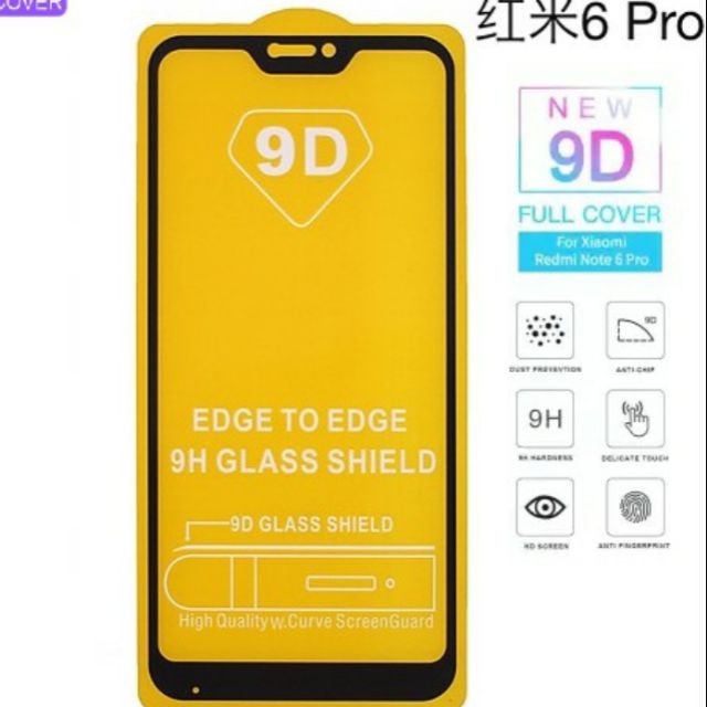 Kính cường lực Xiaomi Redmi 6 pro redmi6pro redmi 6pro / Mi A2 Lite -  độ cứng 9H, keo toàn màn hình