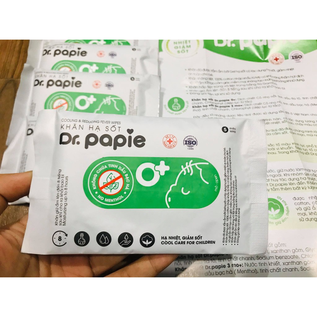 KHĂN HẠ SỐT DR PAPIE