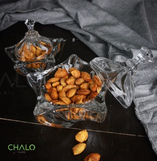 Âu mứt ngôi sao thủy tinh cao cấp