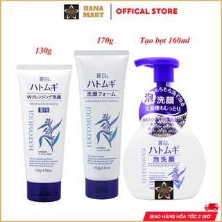 Sữa rửa mặt Hatomugi ý dĩ dưỡng ẩm trắng da Cleansing Foam nội địa Nhật Bản
