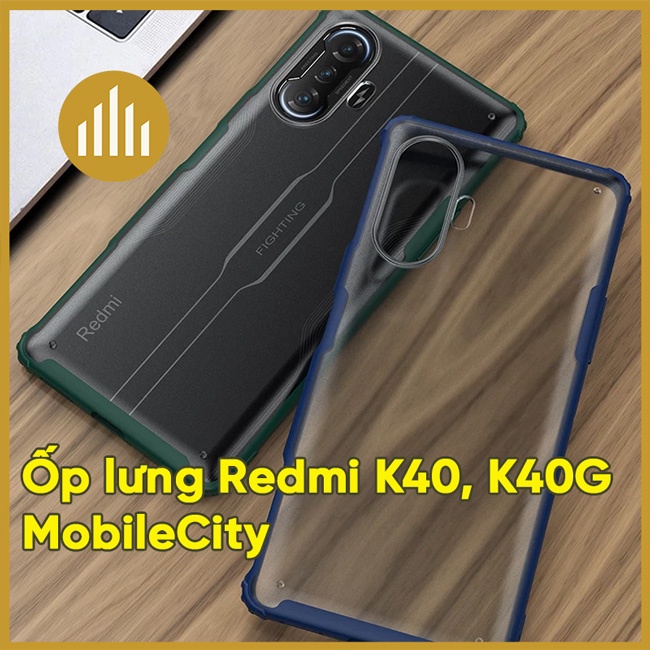 Ốp lưng Xiaomi Redmi K40, K40 Pro, K40 Gaming (Nhựa cứng, Viền đen chống sốc) - Giá rẻ tại Hà Nội, Đà Nẵng, Tp.HCM