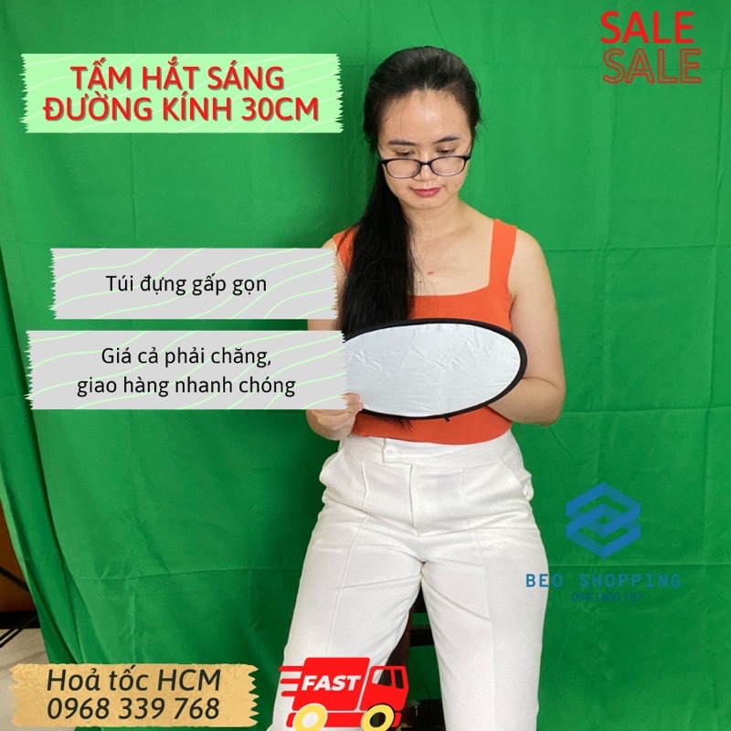 Tấm phản quang, tấm hắt sáng kích thước 30cm và 110cm