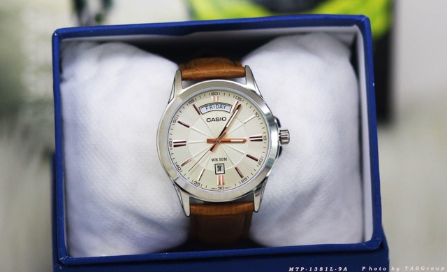 Đồng Hồ Casio Nam Dây Da MTP-1381L-9AV Chính Hãng