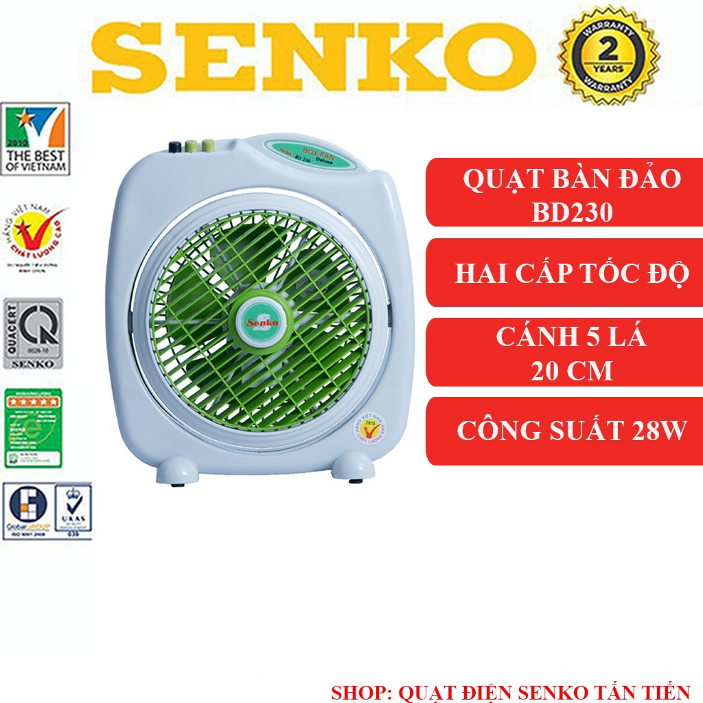 Quạt bàn đảo Senko BD230