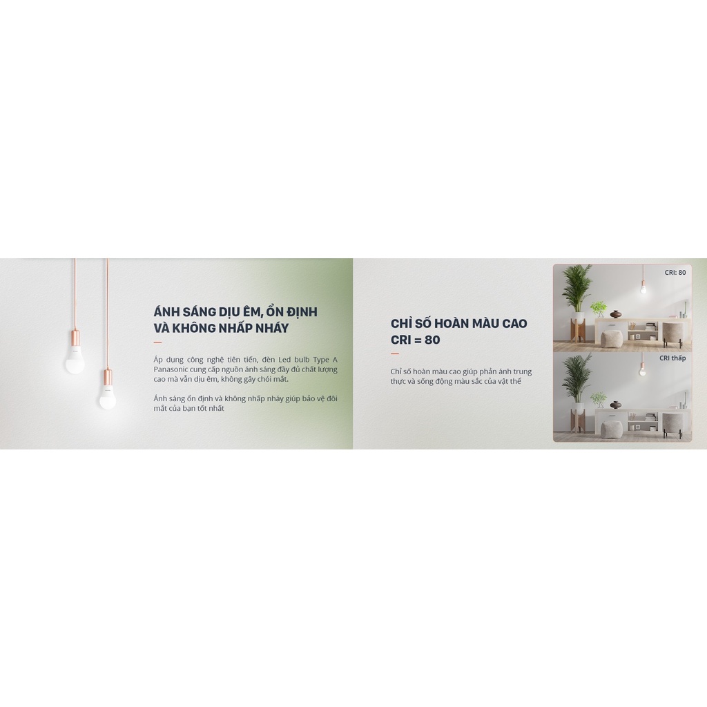 BÓNG ĐÈN LED BULB PANASONIC 3W - 5W - 7W - 9W - 12W - 15W NEO SERIES