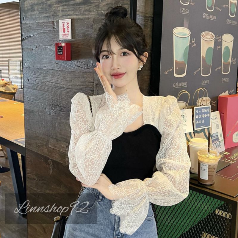 Áo Tay Ren Cúp Ngực