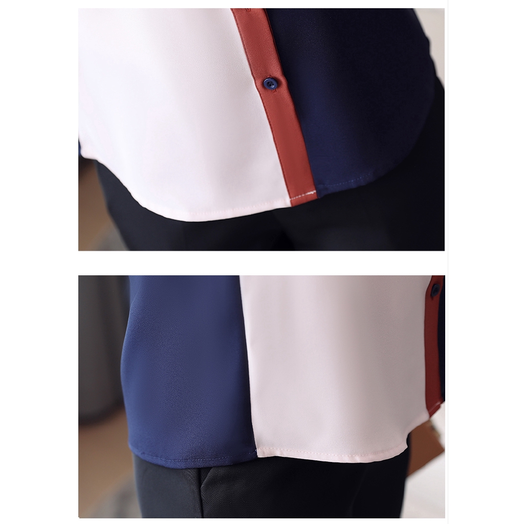 Áo chiffon công sở nữ tay dài phong cách Hàn Quốc | BigBuy360 - bigbuy360.vn