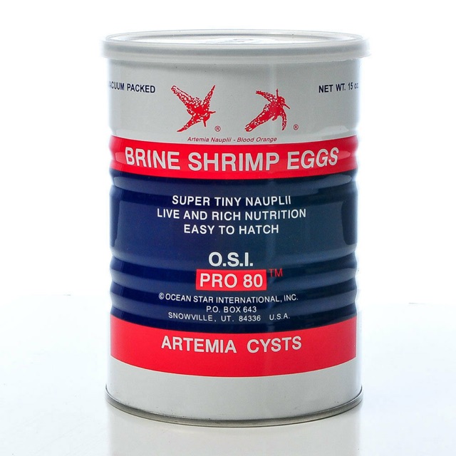 Trứng Artemia Mỹ Cao Cấp - Brine Shrimp Eggs O.S.I Pro 80 | Thức Ăn Cá Cảnh