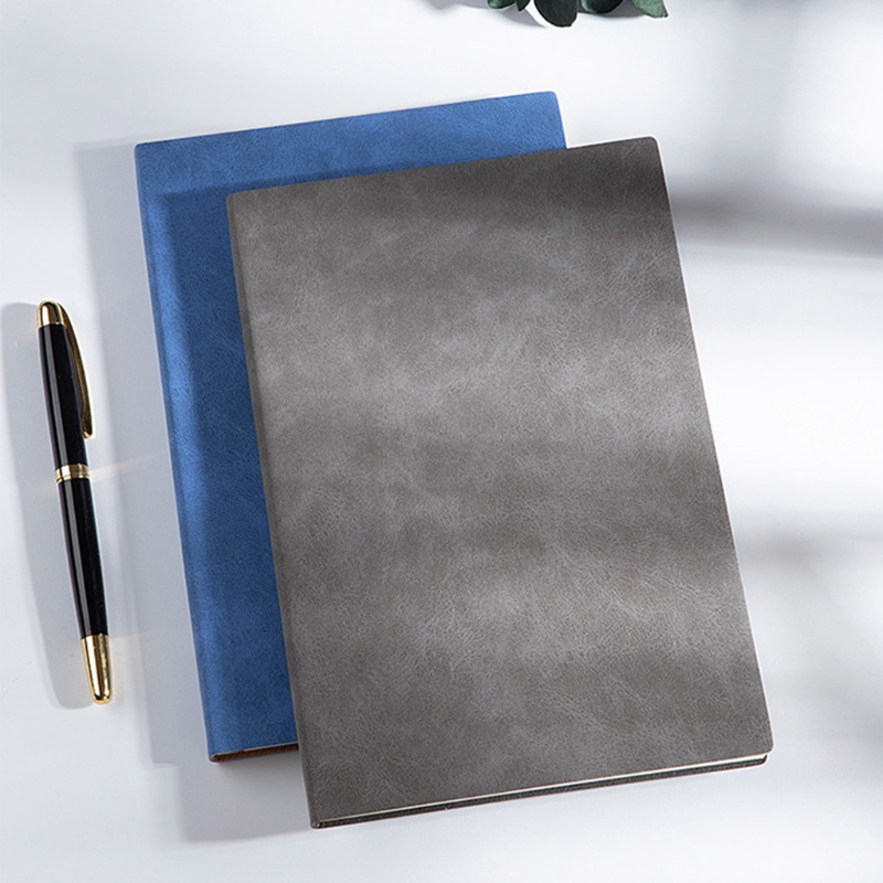 Sổ Tay Ghi Chú Khổ A5 Giả Da Dày Dặn Thiết Kế Đơn Giản Độc Đáo