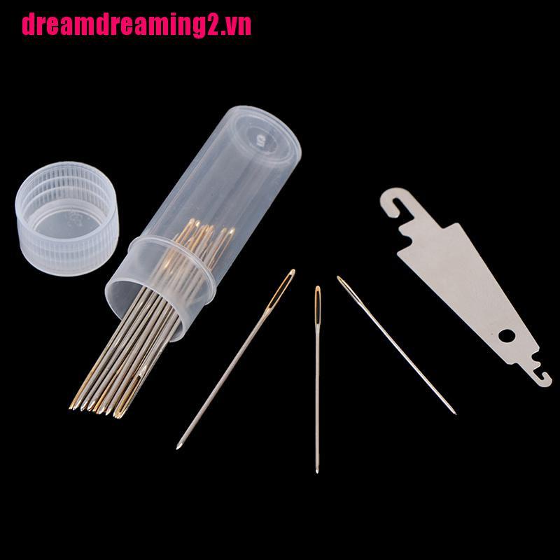 Bộ 30 Kim Khâu Chữ Thập Màu Vàng