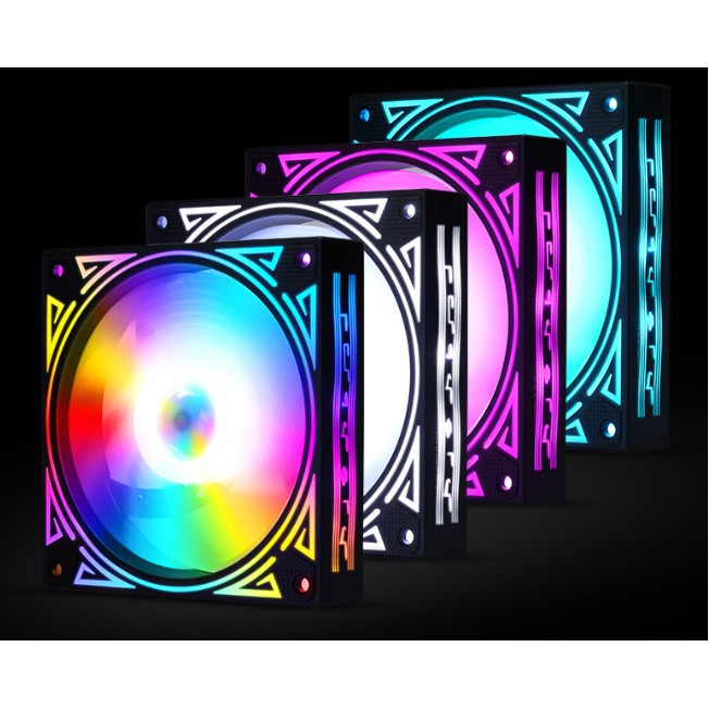 Quạt Tản Nhiệt, Fan Case Led RGB WM-STAR-V2  - Kèm Bộ Hub ARGB CONTROLLER, Đổi Màu Theo Nhạc