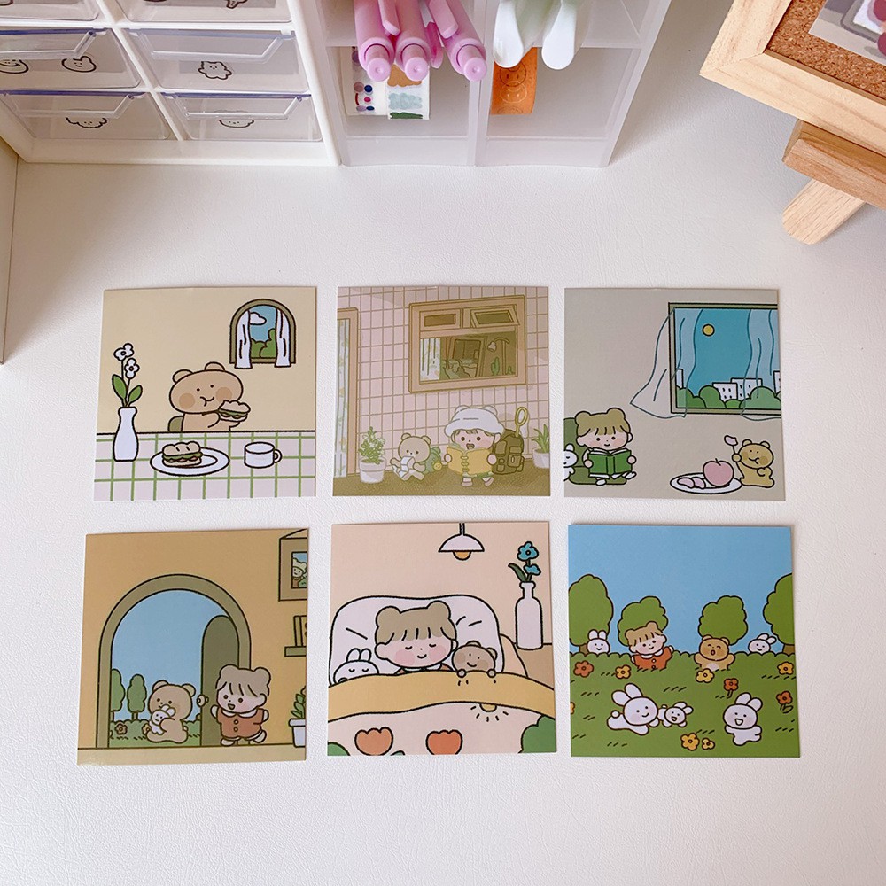 Set Post Cards trang trí phong cách Hàn Quốc Trang Trí Nhà, Dán Bảng Ghim- Đạo Cụ Chụp Ảnh