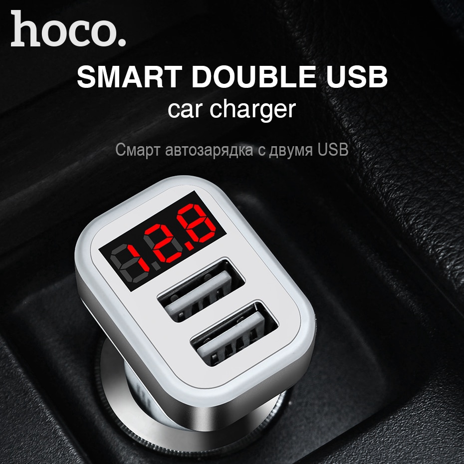 Sạc xe hơi 2 cổng USB cho iPhone iPad Samsung Xiaomi PH A