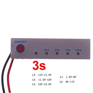 Bo Mạch Kiểm Tra Dung Lượng Pin Li-Ion Hiển Thị Đèn Led 3s 12.6v Chuyên Dụng