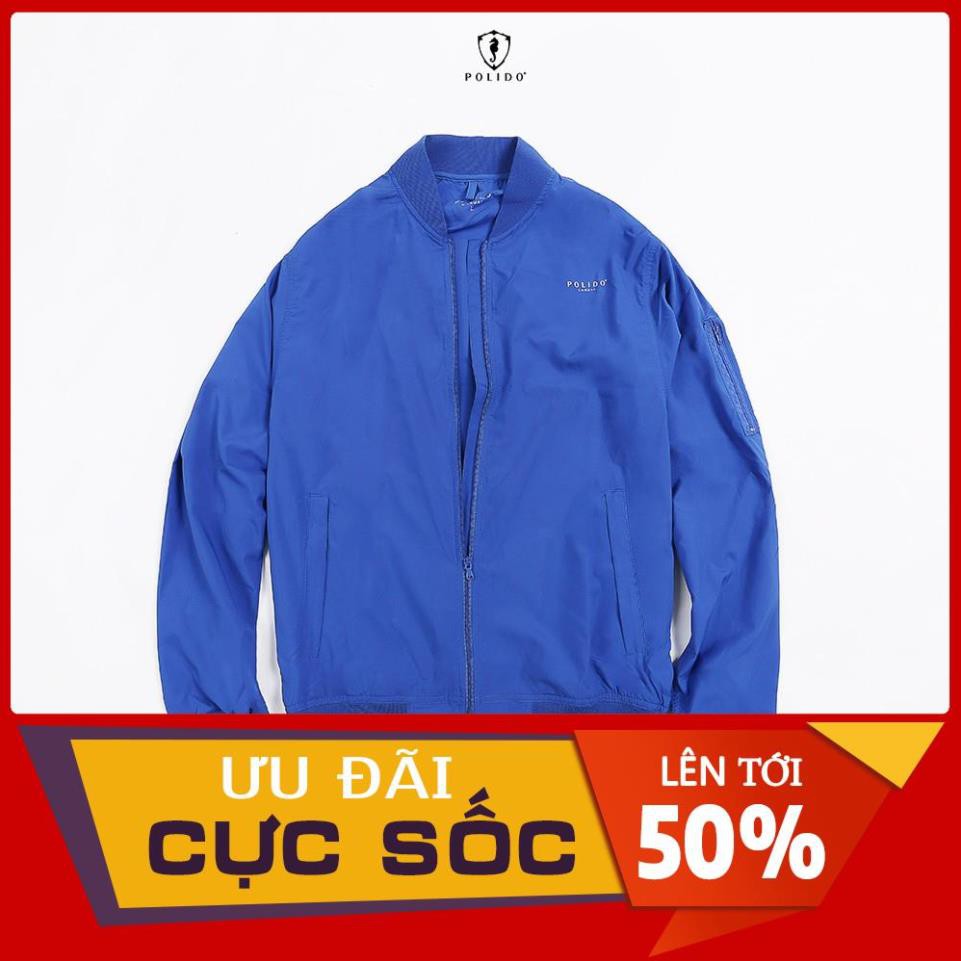 [HÀNG HIỆU] [Siêu phẩm chống nước] Áo Khoác gió nam bomber 1 lớp POLIDO chống nước, chống nắng, chống bụi thời trang