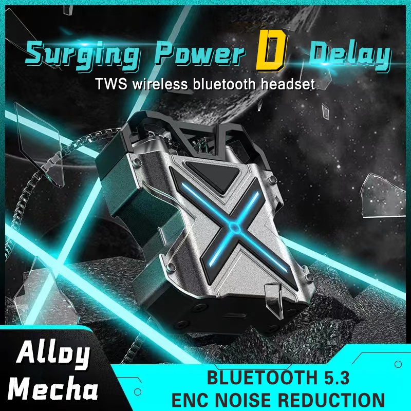 X Tai Nghe Chụp Tai Bluetooth Không Dây Âm Thanh Siêu Trầm Chất Lượng Cao Kèm Hộp Đựng Bằng Hợp Kim