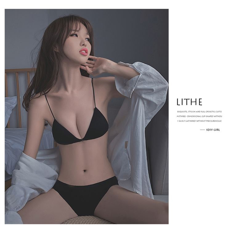 Áo lót nâng ngực cúp hình tam giác khóa trước phong cách quyến rũ dành cho nữ