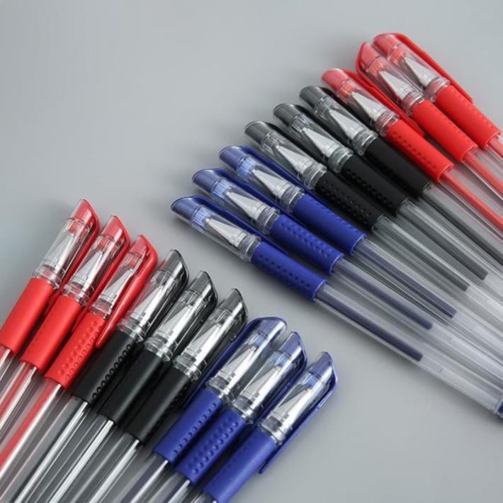 Bút bi mực nước nhiều màu có nắp đậy giá siêu rẻ 1k