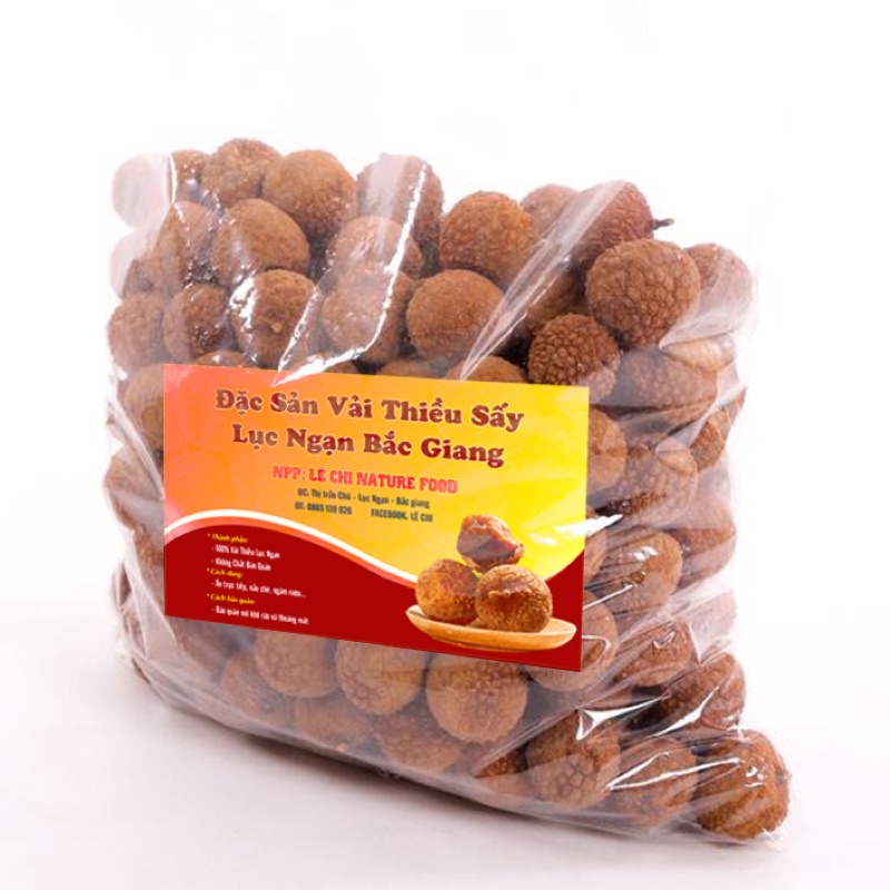 Vải Thiều Sấy khô_ lục ngạn