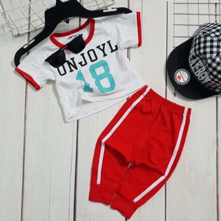 Sét crop top thể thao
