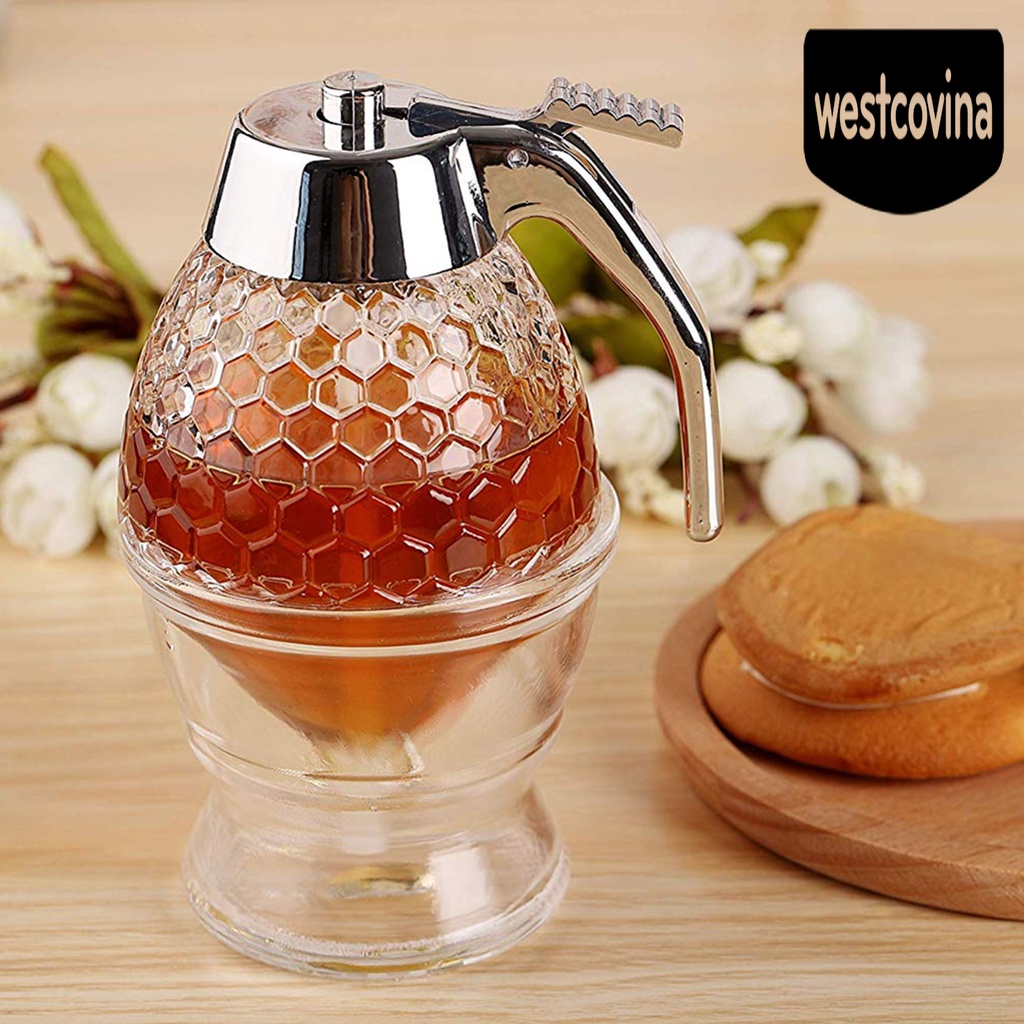 [Hot]☀ Bình Đựng Mật Ong / Đường Dạng Nhấn Tiện Dụng Cho Gia Đình