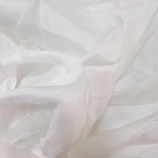 Vải lụa trơn màu trắng