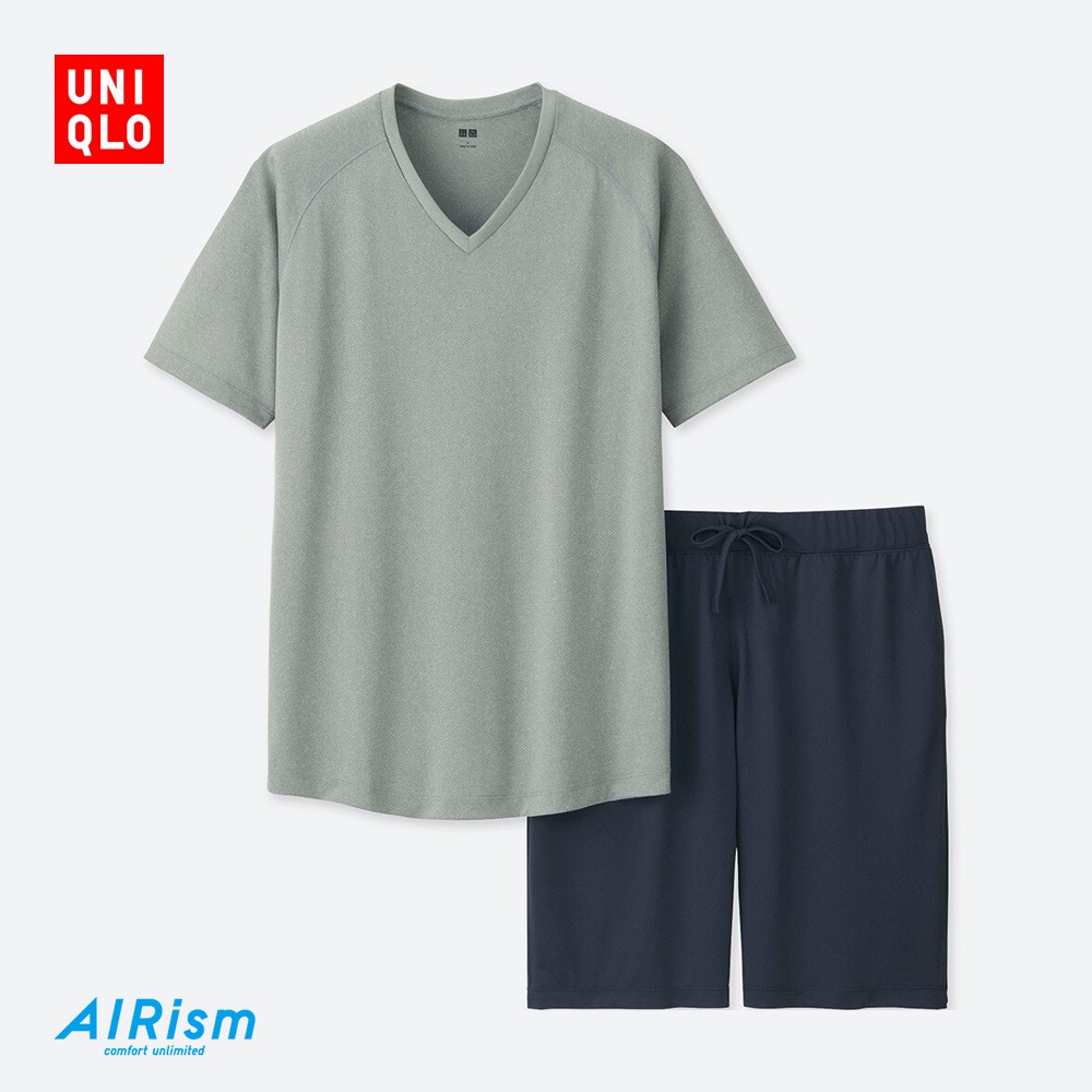 [xách tay nhật] bộ quần áo nam airism Uniqlo chính hãng