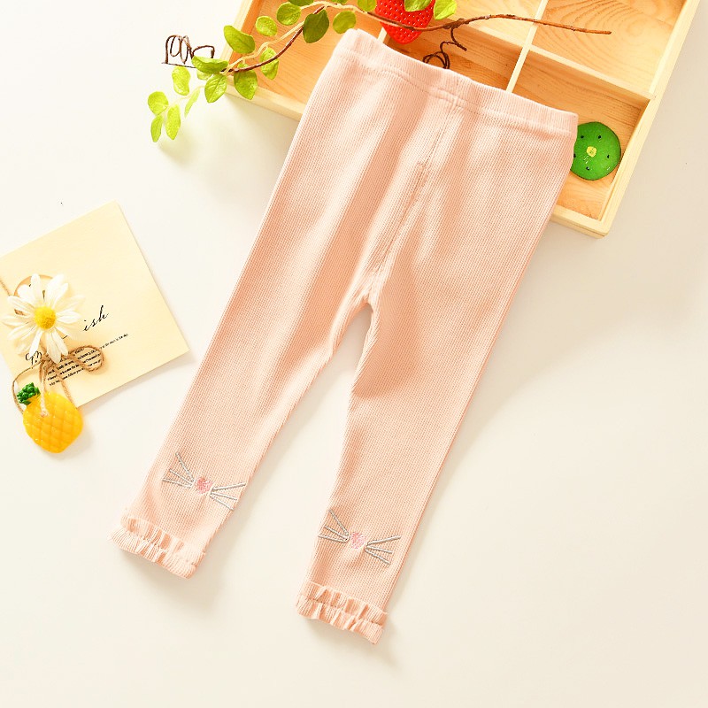 Quần legging bé gái hàng Quảng CHâu  quần thun dài cho bé họa tiết hoạt hình siêu xinh BabyGao mẫu 2021