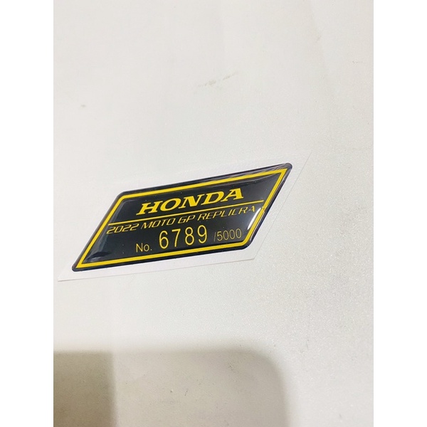 Tem nổi Thông Số Logo Crom Honda / Yamaha 2022 6789/999 ✌