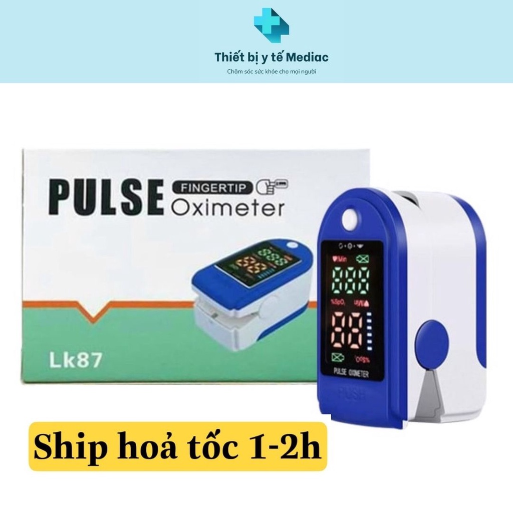 Máy đo spo2, máy đo nồng độ oxy trong máu LK87, đô nhịp tim Pulse Oximeter cầm tay