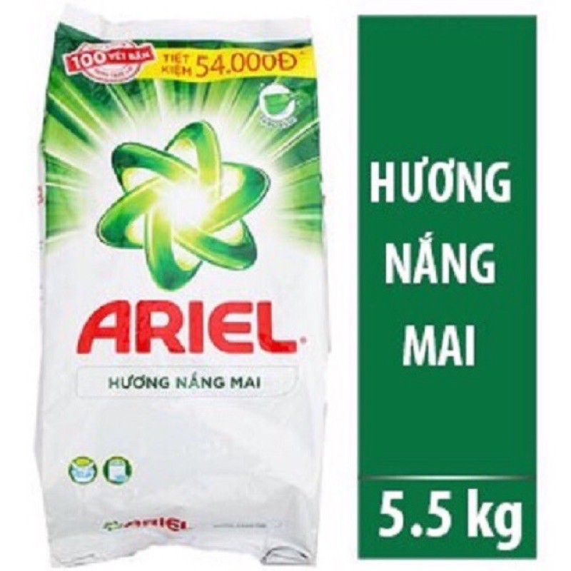 Túi bột giặt ariel 5 đến 5,5kg