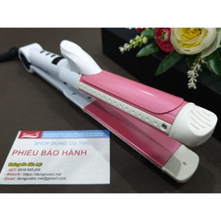 Máy Duỗi Uốn Tóc Kemei KM-6878