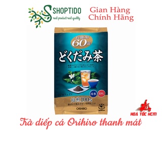 Trà rau diếp cá thải độc Orihiro Nhật túi 60 gói - nhà phân phối chính hãng Shoptido