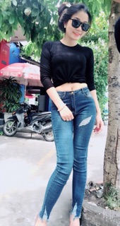 Quần jean cao cấp co giãn tốt 