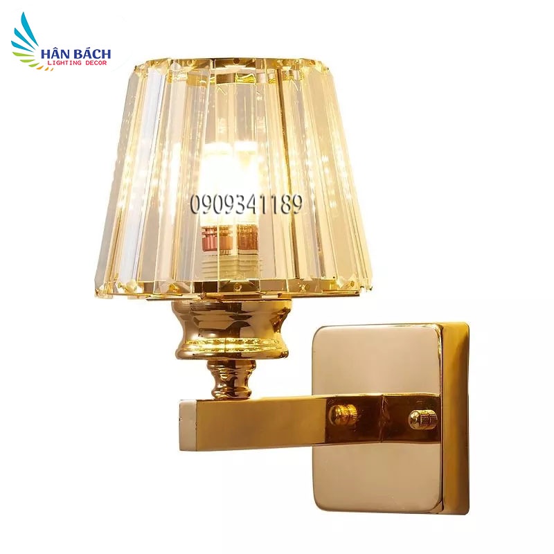 Đèn cầu thang đèn tường phòng khách thủy tinh phale sang trọng hiện đại