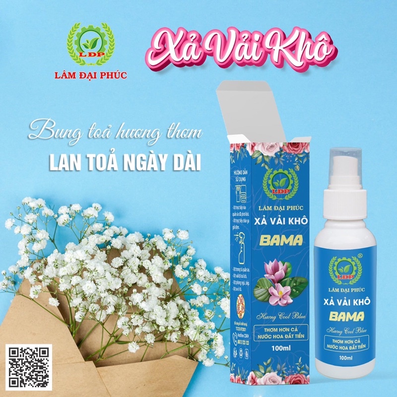 Xịt xả khô hương nước hoa cho quần áo thơm mát Lâm Đại Phúc