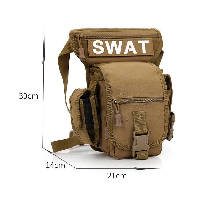 Túi Đeo Hông Đùi SWAT - Đi Phượt, Dã Ngoại Phong Các Lính