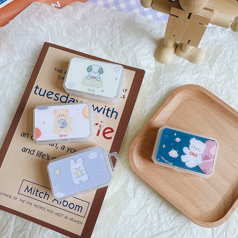 Khay Gương Mini Thú Xịn - Case Đựng Lens